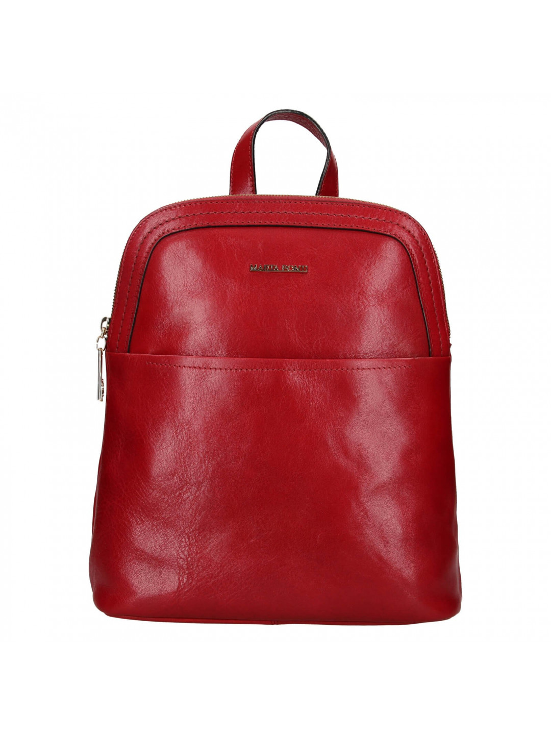 Dámský kožený batoh Marta Ponti Inea – červená